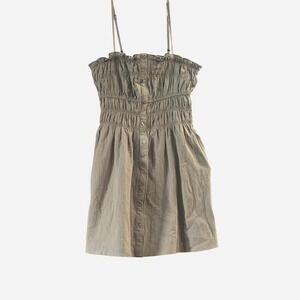 JUNIORS‎ SAGE GREEN MILKMAID DRESS SIZE MEDIUM